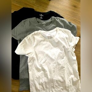 Bombas 3-Pack Men's Pima Cotton Crew Neck T-Shirt